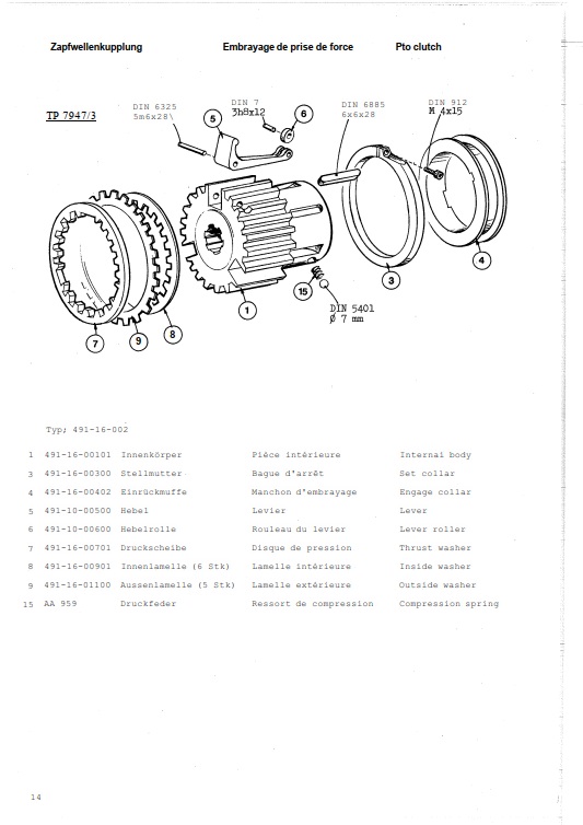 Tracteur de pente Aebi Terratrac TT 77 catalogue pièces détachées numérique – Image 3