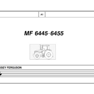 MF 6445 Tier 2 Catalogue pièces Massey Ferguson tracteur