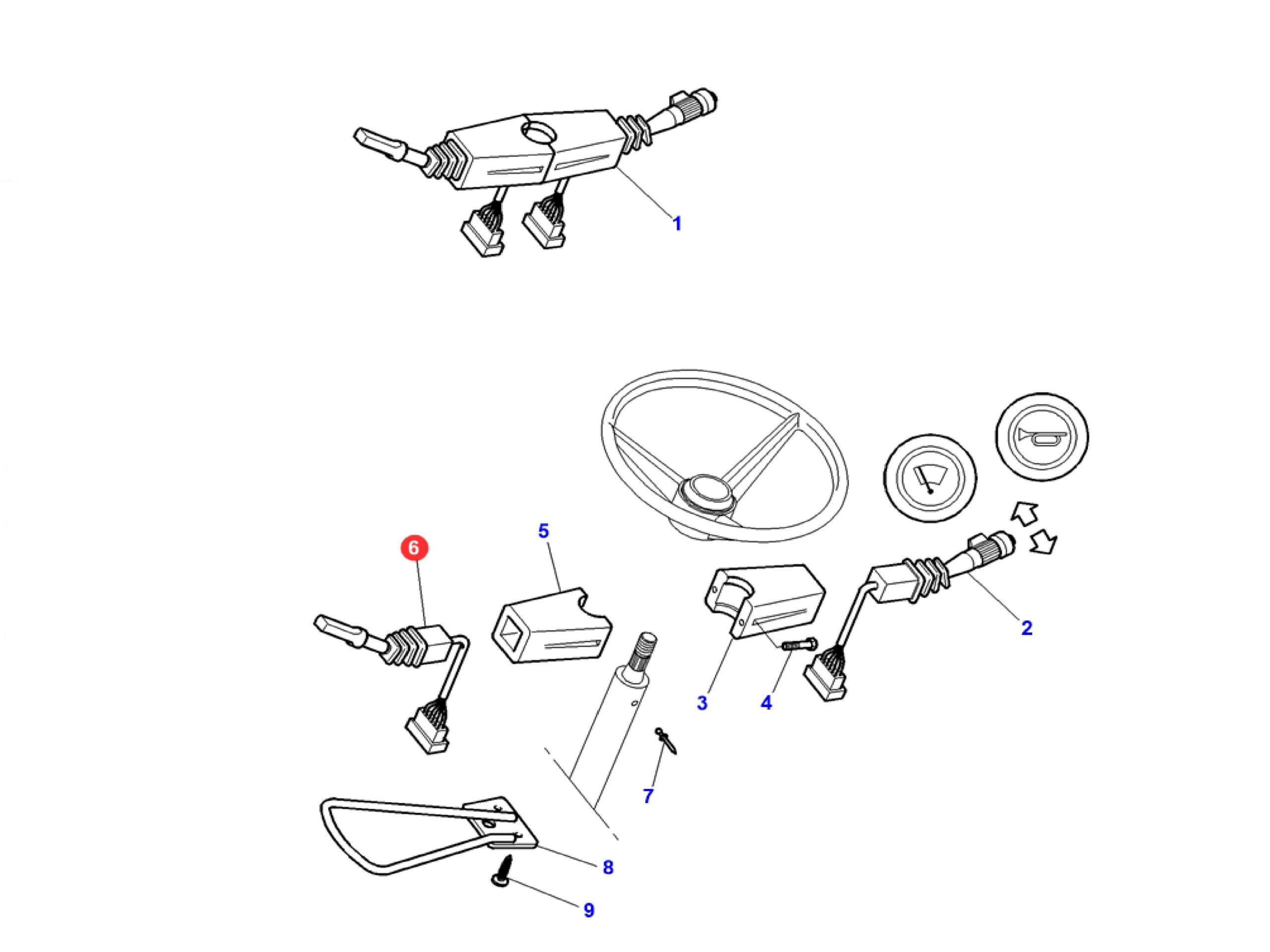 4275118M1 levier Inverseur Massey Ferguson 5400 Speedshift – Image 4