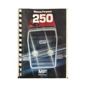 Tracteur MF 250 Manuel utilisation entretien Massey Ferguson numérique